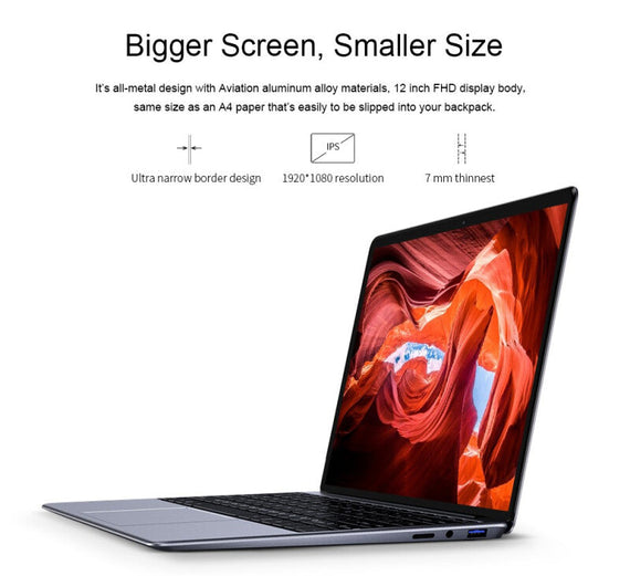 CHUWI 13.3 Inch N4100 Portable Laptop - Black