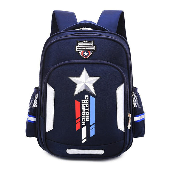 Captain America School Bag - Midnight Blue