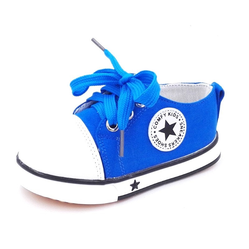 حذاء رياضي عالي الجودة مضاد للانزلاق من كومفي كيدز - أزرق