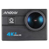 Andoer Ultra HD Action Sports Camera 2.0 "LCD 16MP 4K 25FPS 1080P 60FPS 4X ZOOM WIFI 25mm 173 درجة عريضة عريضة للماء 30M CAR DVR DV CAM CAM DIVIVE BICYCLE BICYCLE