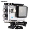 Andoer Ultra HD Action Sports Camera 2.0 "LCD 16MP 4K 25FPS 1080P 60FPS 4X ZOOM WIFI 25mm 173 درجة عريضة عريضة للماء 30M CAR DVR DV CAM CAM DIVIVE BICYCLE BICYCLE