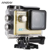 Andoer Ultra HD Action Sports Camera 2.0 "LCD 16MP 4K 25FPS 1080P 60FPS 4X ZOOM WIFI 25mm 173 درجة عريضة عريضة للماء 30M CAR DVR DV CAM CAM DIVIVE BICYCLE BICYCLE