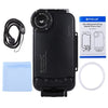 PULUZ for iPhone 7 & 8 40m/130ft Waterproof Diving Housing Case for Surfing Swimming Photo Video Taking Underwater Cover (Black)