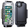 PULUZ for iPhone 7 & 8 40m/130ft Waterproof Diving Housing Case for Surfing Swimming Photo Video Taking Underwater Cover (Black)