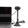 كاميرا ويب USB مرنة معقوفة 640 × 480 بكسل لسطح المكتب عبر الإنترنت مع ميكروفون خفيف لإلغاء الضوضاء USB 1.1/2.0 للبث المباشر عبر الإنترنت ومؤتمرات الفيديو المتوافقة مع نظام التشغيل Windows 7.0 أو الأحدث