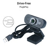 كاميرا ويب USB 1080p HD 3.6 ملم عدسة سطح المكتب مشبك على الكمبيوتر المحمول كاميرا بدون محرك USB2.0/3.0 كاميرا كمبيوتر