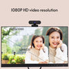 1080P HD Webcam USB Laptop Computer Camera Clip-on PC Web Camera Auto Focus Built-in Microphone