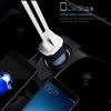 شاحن سيارة dodocool بقوة 33 وات بمنفذين مع شحن سريع 3.0 ومنفذ شحن بمخرج USB-C لهاتف iPhone