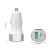 شاحن سيارة dodocool بقوة 33 وات بمنفذين مع شحن سريع 3.0 ومنفذ شحن بمخرج USB-C لهاتف iPhone