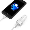 شاحن سيارة dodocool بقوة 33 وات بمنفذين مع شحن سريع 3.0 ومنفذ شحن بمخرج USB-C لهاتف iPhone