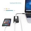 dodocool USB-C 3.1 to 3-Port USB-A 3.0 Hub with Gigabit Ethernet Adapter and Power Delivery Black