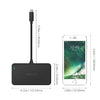 dodocool 6-in-1 Multifunction USB-C Hub with Type-C Power Delivery 4K Video HD Output Port Gigabit Ethernet Adapter and 3 SuperSpeed USB 3.0 Ports Black