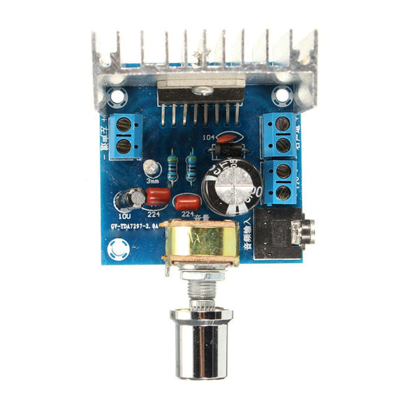DIY High Quality Kit Audio Amplifier - Blue