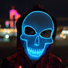 Halloween Party Mask LED Scary Flash Mask EL Line Light Mask Cosplay Mask Party Clothing Mask