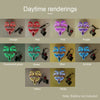Halloween Party Mask LED Scary Flash Mask