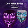 Halloween Party Mask LED Scary Flash Mask