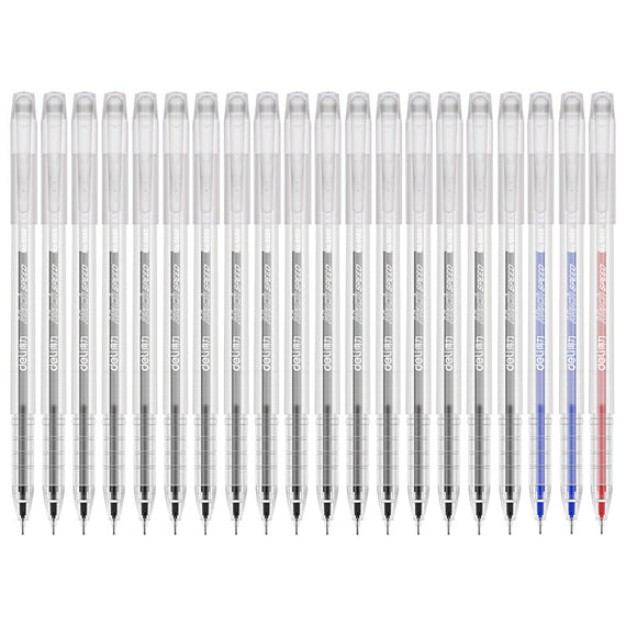Deli 0.5 Premium 20pcs Needle Pen - Black