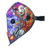 Welding Helmet Solar Powered Auto Darkening Hood with Adjustable Shade Range 4/9-13 for Mig Tig Arc Welder Mask Shield Purple Clown Design