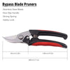 Garden Shears Professional Hand Pruners Bypass Pruner Gardening Clippers for Cutting Flowers Trimming Plants Fruits Picking