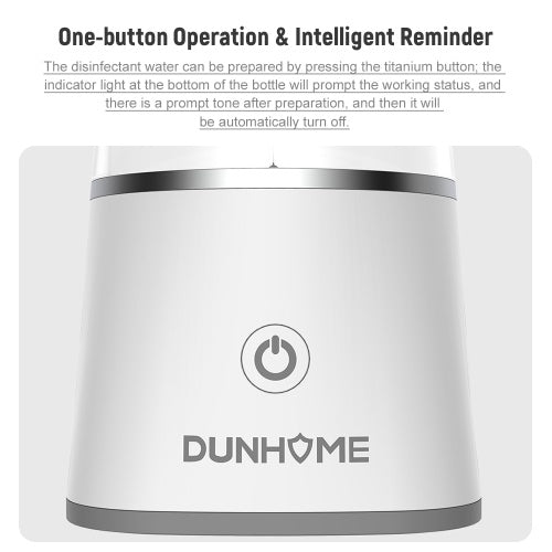 صانع المنازل المطهر المحمولة المولد الكهربائي الصوديوم هوي كلوريت السائل المطهر صنع آلة طيار هواء نظيف بخاخ أبيض