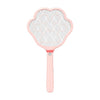 Electric Fly Swatter 2 in 1 Rechargeable Mosquito Racket Insect Bug Zapper Fly Killer Cat-paw Shape 3 Layer Electric Grid 3800 Volts for Indoor and Outdoor Pest Control