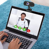 كاميرا ويب صغيرة متعددة الوظائف عالية الوضوح بمنفذ USB كاميرا كمبيوتر 1080P مدمجة بميكروفون للحد من الضوضاء بطول 8 أمتار