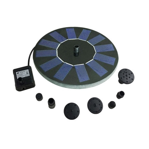 Solar Water Pump Fountain Floating Outdoor Pool Circular Fountains Solar Energy Garden Courtyard Fish Pond Waterpump Geyser