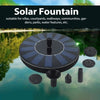 Solar Water Pump Fountain Floating Outdoor Pool Circular Fountains Solar Energy Garden Courtyard Fish Pond Waterpump Geyser