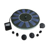 Solar Water Pump Fountain Floating Outdoor Pool Circular Fountains Solar Energy Garden Courtyard Fish Pond Waterpump Geyser