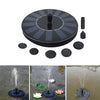 Solar Water Pump Fountain Floating Outdoor Pool Circular Fountains Solar Energy Garden Courtyard Fish Pond Waterpump Geyser