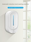 No Drilling Wall-Mounted Touchless Hand Soap Dispenser Automatic Induction Foaming Sanitizer Foam Soap Dispenser Machine Sensor Cleaner Touchless Hand Disinfection Machine for Bathroom Hotel Restaurant 350ML