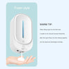 No Drilling Wall-Mounted Touchless Hand Soap Dispenser Automatic Induction Foaming Sanitizer Foam Soap Dispenser Machine Sensor Cleaner Touchless Hand Disinfection Machine for Bathroom Hotel Restaurant 350ML