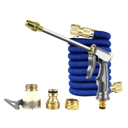 High Pressure Sprayer + 7.5M Hose Pipe + Metal Connectors Set Car Washing Cleaning