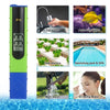 Pen-Type PH Meter Digital PH Tester Detection 0-14 PH Measurement Range High Accuracy For Water Quality Test Household Drinking Water Swimming Pools