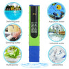 Pen-Type PH Meter Digital PH Tester Detection 0-14 PH Measurement Range High Accuracy For Water Quality Test Household Drinking Water Swimming Pools