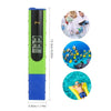 Pen-Type PH Meter Digital PH Tester Detection 0-14 PH Measurement Range High Accuracy For Water Quality Test Household Drinking Water Swimming Pools