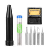 HANDSKIT 90W LED Digital Soldering Iron Set Adjustable Temperature Electric Soldering Iron 4 Wire Core Welding Tools with Automatic Sleep
