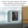 Household Intelligent Wifi Weather Report Clock Time Data Tempearture Display with 2.4inch TFT Color Screen