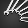 Kkmoon 7pcs 8/10/12/13/14/17/11/19mm مجموعة مزدوجة Ratchet Spanner