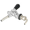 التحكم في التدفق القابل للتعديل كروم مسودة صنبور الصنبور الصنبور G5/8 Shank Home Brew Beer Beer Faucet