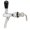 التحكم في التدفق القابل للتعديل كروم مسودة صنبور الصنبور الصنبور G5/8 Shank Home Brew Beer Beer Faucet