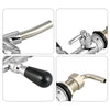 التحكم في التدفق القابل للتعديل كروم مسودة صنبور الصنبور الصنبور G5/8 Shank Home Brew Beer Beer Faucet