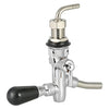 التحكم في التدفق القابل للتعديل كروم مسودة صنبور الصنبور الصنبور G5/8 Shank Home Brew Beer Beer Faucet