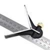 300MM Combination Square Angle Ruler Stainless Steel Multi-function Measuring Tool