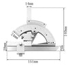 Multi-function Angle Measuring Tool 0-320 Degrees Finder Ruler Tools Universal Bevel Protractor