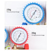 R134A R12 R22 R502 Current Divider Meter Tools Set Refrigerants Air Conditioning AC Diagnostic Manifold Gauges Double Table Valve with 3 Colors Hose