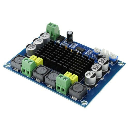 TPA3116D2 Dual Channel Stereo High Power Digital Audio Power Amplifier Board 2x120W XH-M543 High Power Stereo AMP Module for Car Vehicle Computer Speaker DIY Home Theater Audio System
