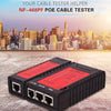 NF-468PT Network Cable Tester RJ45 RJ11 PoE Switch Tester for Ethernet LAN Cable Landline Phone Wire Testing Tool