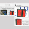 NF-469 Network Cable Tester RJ45 RJ11 Tester for Ethernet LAN Cable Landline Phone Wire Testing Tool