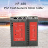 NF-469 Network Cable Tester RJ45 RJ11 Tester for Ethernet LAN Cable Landline Phone Wire Testing Tool